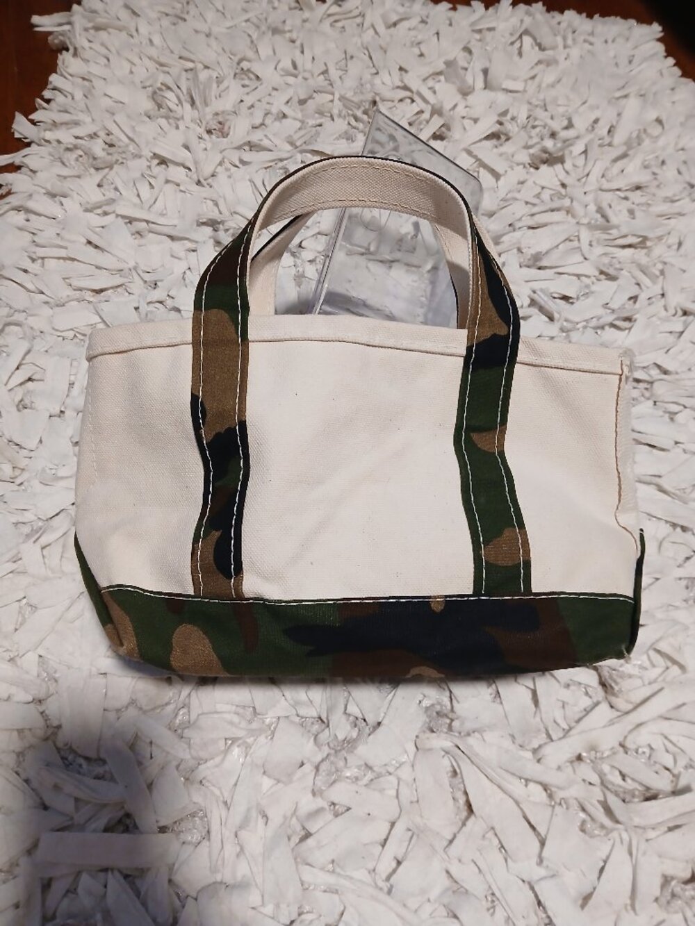 Camo Extra Small LL Bean Boat & Tote Bag Canvas
